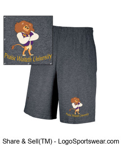 PWU Black Heather Shorts Design Zoom